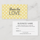 Verweisen Sie eine modische moderne Visitenkarte (Vorne/Hinten)