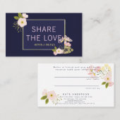 Verweisen Sie eine Visitenkarte (Vorne/Hinten)