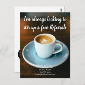 Verweisende Kunden reales Anwesen Marketing verkau Postkarte (Vorne/Hinten)