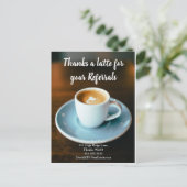 Verweisende Kunden reales Anwesen Marketing verkau Postkarte (Stehend Vorderseite)