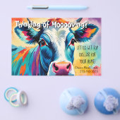 Verweisung an landwirtschaftliche Kuh reales Anwes Flyer (Einzeln)