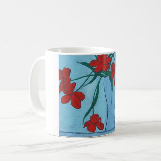 Verwelkende Tulpe-Tasse Kaffeetasse (Vorderseite Links)