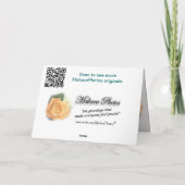 Verwelktes Rosen-Beileid Karte-fertigen jede Karte (Rückseite)