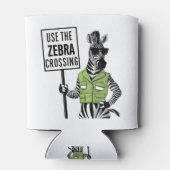 Verwenden der Zebra-Kreuzung Dosenkühler (Rückseite)