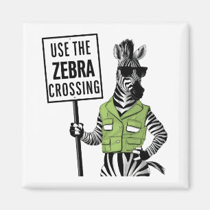 Verwenden der Zebra-Kreuzung Magnet