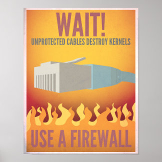 Verwenden einer Firewall Poster