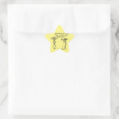 Verwenden Sie den Spreizventil Star Sticker (Tasche)