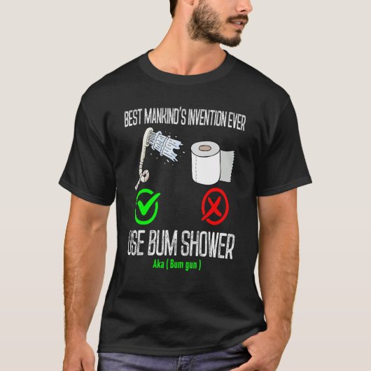 verwenden Sie die beste Erfindung der Menschheit, T-Shirt (Vorderseite)