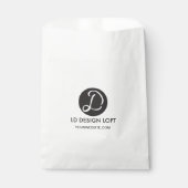 Verwenden Sie einfach Ihr Logo und Ihre Website Geschenktütchen (Vorderseite)