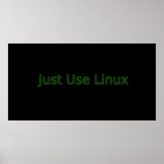 Verwenden Sie einfach Linux erstellen eine Aussage Poster