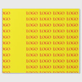 Verwenden Sie Ihr Bild oder Logo Geschenkpapier (Flach)