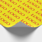Verwenden Sie Ihr Bild oder Logo Geschenkpapier (Ecke)