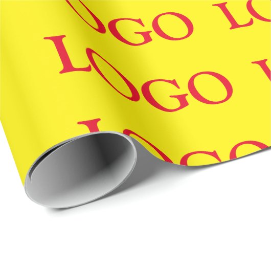 Verwenden Sie Ihr Bild oder Logo Geschenkpapier (Rolleneckpunkt)