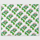 Verwenden Sie Ihr Bild oder Logo "Weihnachtsverpac Geschenkpapier (Flach)