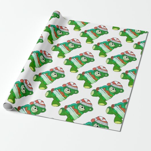 Verwenden Sie Ihr Bild oder Logo "Weihnachtsverpac Geschenkpapier (Ungerollt)
