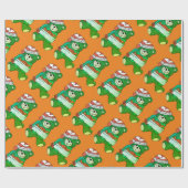 Verwenden Sie Ihr Bild oder Logo "Weihnachtsverpac Geschenkpapier (Flach)