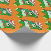 Verwenden Sie Ihr Bild oder Logo "Weihnachtsverpac Geschenkpapier (Ecke)
