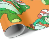 Verwenden Sie Ihr Bild oder Logo "Weihnachtsverpac Geschenkpapier (Rolleneckpunkt)
