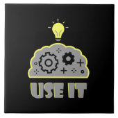 Verwenden Sie Ihr Gehirn Fliese (Vorderseite)