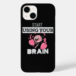Verwenden Sie Ihr Gehirn | Funny Brain Design Case-Mate iPhone 14 Hülle