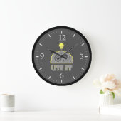 Verwenden Sie Ihr Gehirn Große Wanduhr (Zuhause)