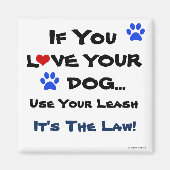 Verwenden Sie Ihr Leash Magnet (Vorne)