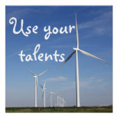 Verwenden Sie Ihr Talent Poster (Vorderseite)