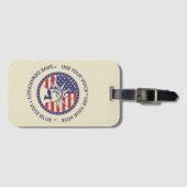 Verwenden Sie Ihr Vote Patriotic Liberty Abzeichen Gepäckanhänger (Vorderseite (Horizontal))