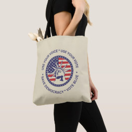Verwenden Sie Ihr Vote Patriotic Liberty Abzeichen Tasche