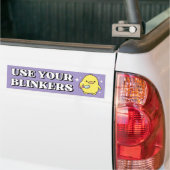 Verwenden Sie Ihre Blinkers Funny Duck Meme Autoaufkleber (Auf Lkw)
