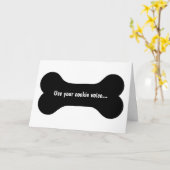 Verwenden Sie Ihre Cookie Voice Grußkarte Karte (Gelbe Blume)