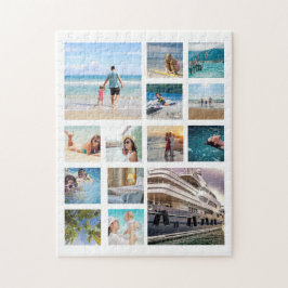 Verwenden Sie Ihre eigenen Fotos Foto Collage Jigs Puzzle
