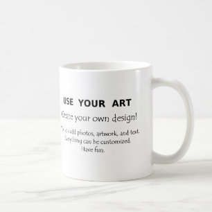 Verwenden Sie Ihre Kunst schaffen Ihre eigenen Kaffeetasse