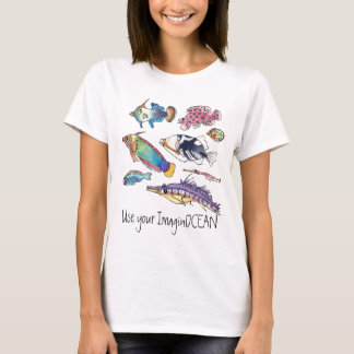 Verwenden Sie Ihren ImaginOCEAN Fisch T-Shirt