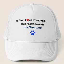 Verwenden Sie Ihren Leash Baseball-Hut Truckerkappe