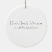 Verwenden Sie Mentholatum Ephemera nicht als Scrat Keramikornament (Hinten)