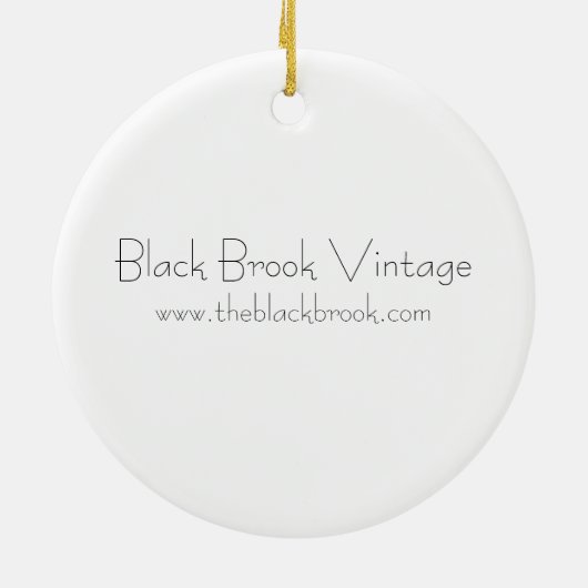 Verwenden Sie Mentholatum Ephemera nicht als Scrat Keramikornament (Hinten)