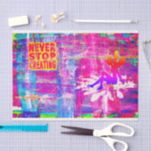 Verwenden Sie nie das Erstellen von Papiervorlagen Seidenpapier (Handwerk)