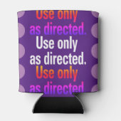 Verwenden Sie nur wie angegeben Rainbow Text Dots  Dosenkühler (Rückseite)