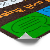 Verwenden von Talentplakaten Poster (Ecke)