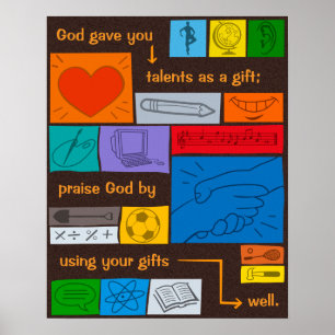 Verwenden von Talentplakaten Poster