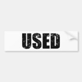 VERWENDET AUTOAUFKLEBER (Vorne)