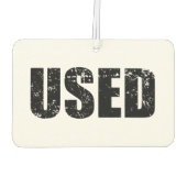 VERWENDET AUTOLUFTERFRISCHER (Rückseite)