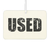 VERWENDET AUTOLUFTERFRISCHER (Vorderseite)