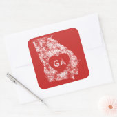 Verwendet I Liebe Georgia Staat Stickers (Umschlag)