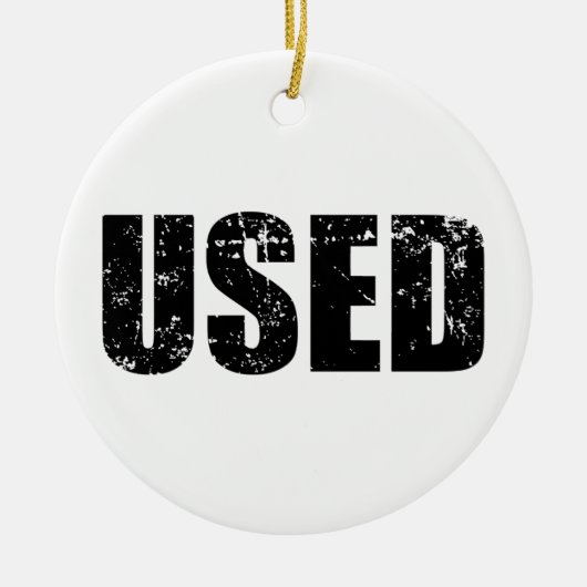 VERWENDET KERAMIK ORNAMENT (Vorne)