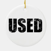 VERWENDET KERAMIK ORNAMENT (Hinten)