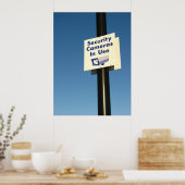 Verwendete Sicherheitskameras Poster (Küche)