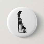 Verwendeter Delawar State Map DE Abbreviation Button (Vorderseite)