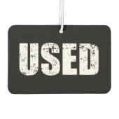 VERWENDETER LUFTFRESHENER AUTOLUFTERFRISCHER (Rückseite)